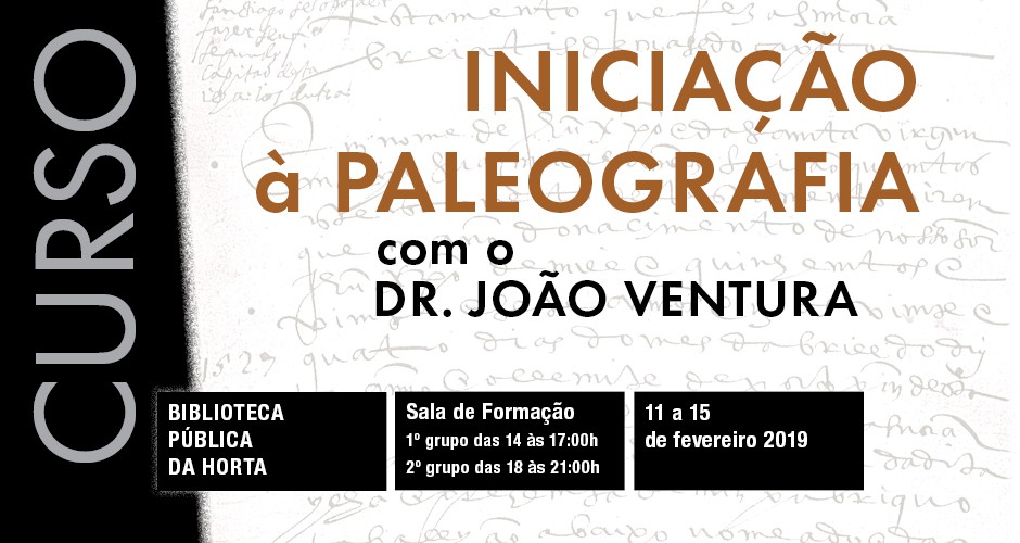 Curso de Iniciação à Paleografia