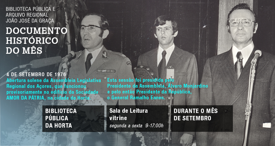 Documento Histórico do Mês – setembro