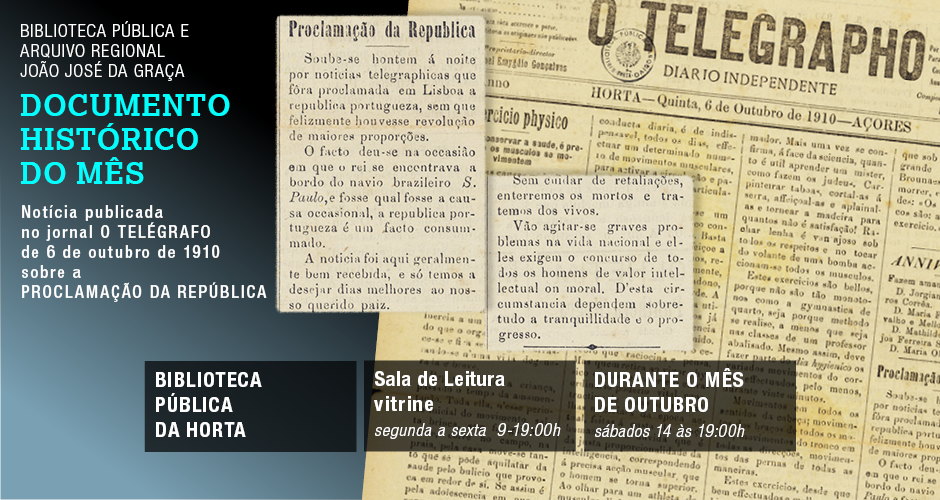 Documento Histórico do Mês – outubro
