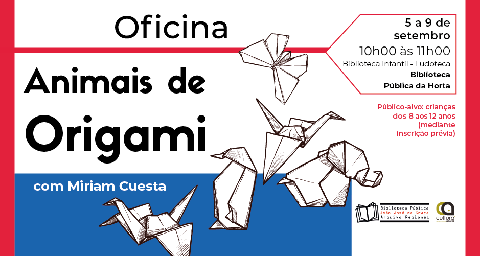 Oficina “Animais de Origami”