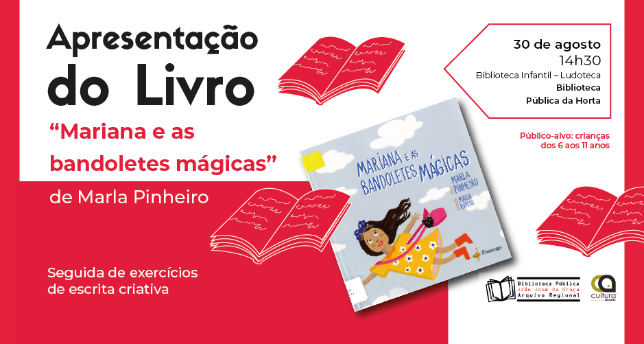 Apresentação do livro “Mariana e as bandoletes mágicas” de Marla Pinheiro