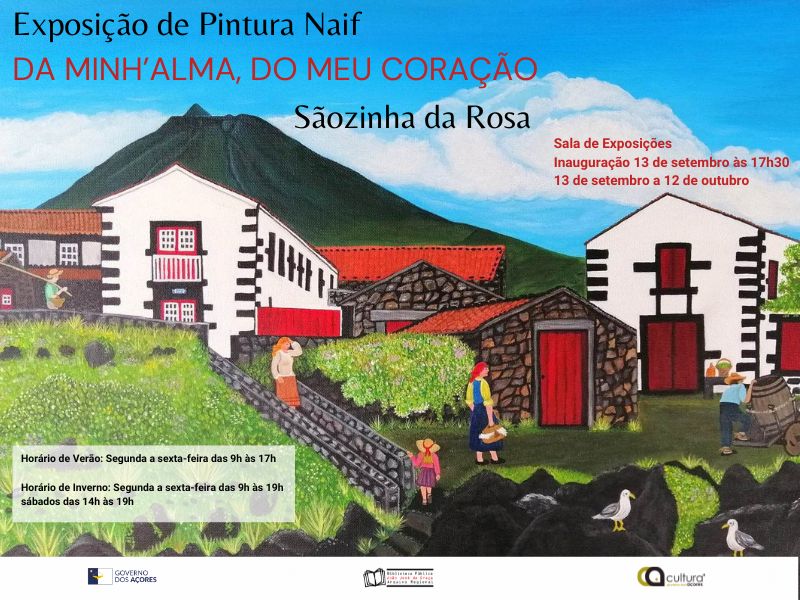 Exposição de Pintura Naif “DA MINH’ALMA, DO MEU CORAÇÃO”