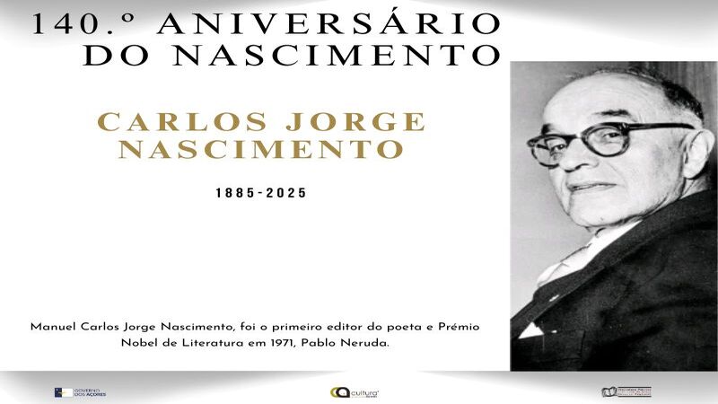 140.º aniversário do nascimento de Carlos Jorge Nascimento