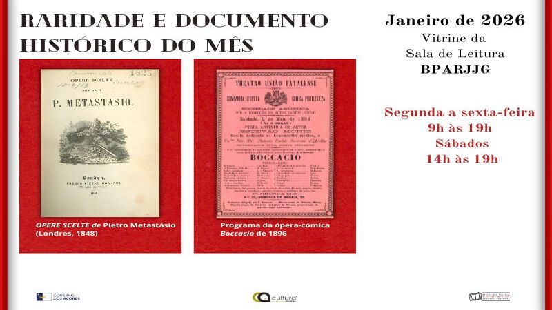 “Documento Histórico” e a “Raridade” do Mês