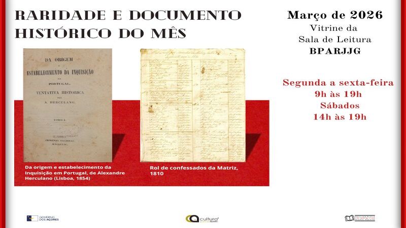 “Raridade” e o “Documento Histórico” do Mês