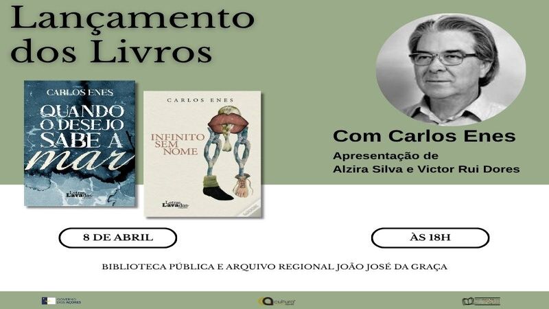 Lançamento dos livros de Carlos Enes